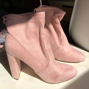 Pink boots